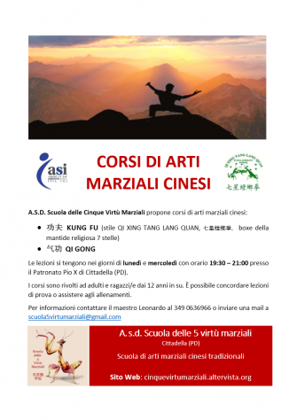 Corso di Kung fu e Qi Gong a Cittadella - Foto 2