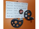 Coppia tiranti registro chiocciola ruota posteriore asse 12 ciclomotore Garelli