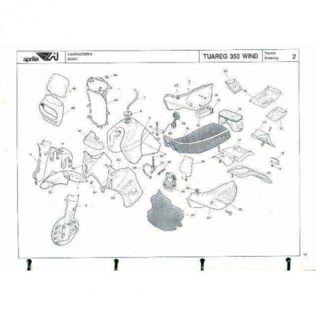 Catalogo ricambi Aprilia Tuareg 350 Wind - Foto 2