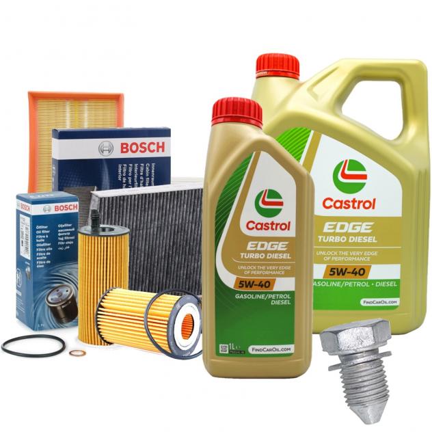 Kit Tagliando + Olio Motore Boscktb005+Cast5W40