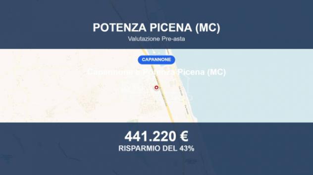 Immobile in asta di 400 m² in vendita a Potenza Picena