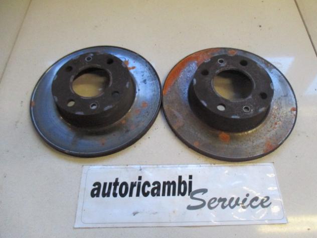 71738422 COPPIA DISCHI FRENO ANTERIORI FIAT UNO 1.0 B 33KW 4M 5P (1989) RICAMBIO USATO
