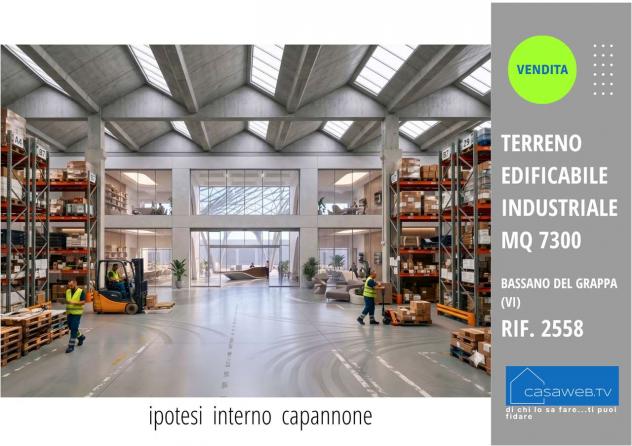 2558 - Terreno edif. Ind.le 7300 mq a Bassano d. G. (VI) Rif. 2558 - Foto 5