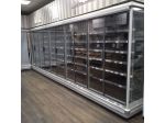 Parete frigo murale professionale a più ante vetro per supermercato/minimarket