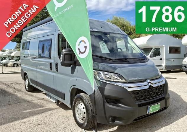 VAN CAMPER PURO POSSL CITROEN SEMIDINETTE LETTO MATRIMONIALE CLIMATIZZATORE PORTABICI CAMPEGGIO USATI GENERALI 1786