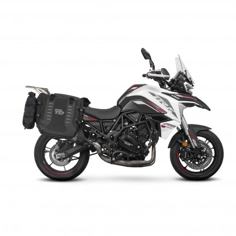 Benelli Trk 702 X valigie laterali Kappa bauletto Shad Tr Terra cupolino Biondi - Foto 12