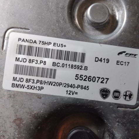CENTRALINA MOTORE MAGNET MARELLI MJD 8F3.P8 55260727 FIAT PANDA - Foto 4