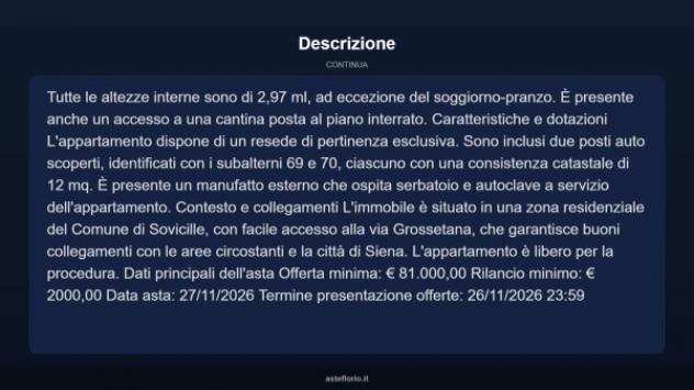 Immobile in asta di 68 m² in vendita a Sovicille - Foto 11