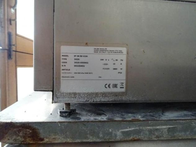 Lavastoviglie Aristarco sottobanco inox 230V EF38 - Foto 2