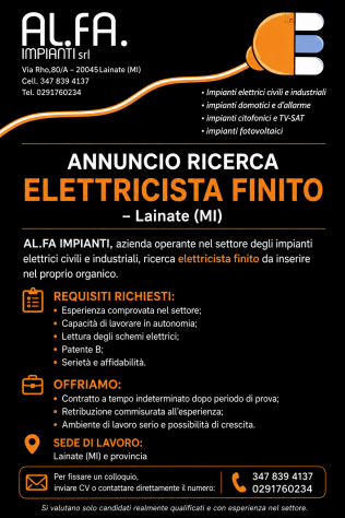 ELETTRICISTA FINITO