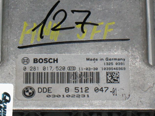 0281017520 ECU BMW 320 2.0 0281017520 DDE 8 512 047 DDE8512047 EDC17C50-3 - Foto 2