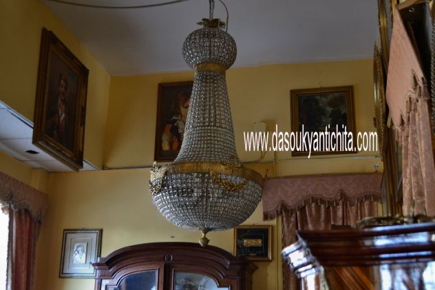 Lampadario 160 cm. stile Impero a mongolfiera - Foto 2
