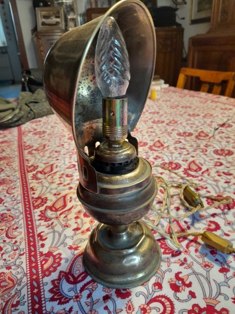 lume in ottone a lanterna funzionante h.30 cm. - Foto 6