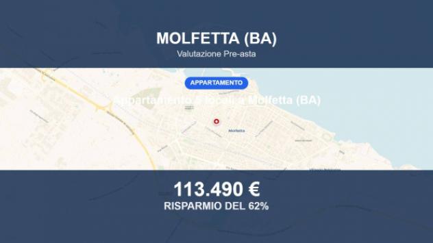Immobile in asta di 160 m² in vendita a Molfetta