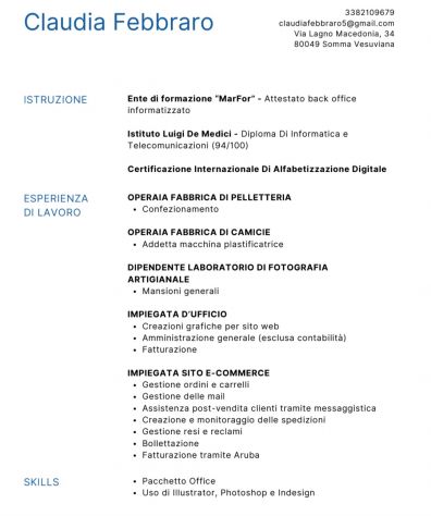 Ufficio/e-commerce