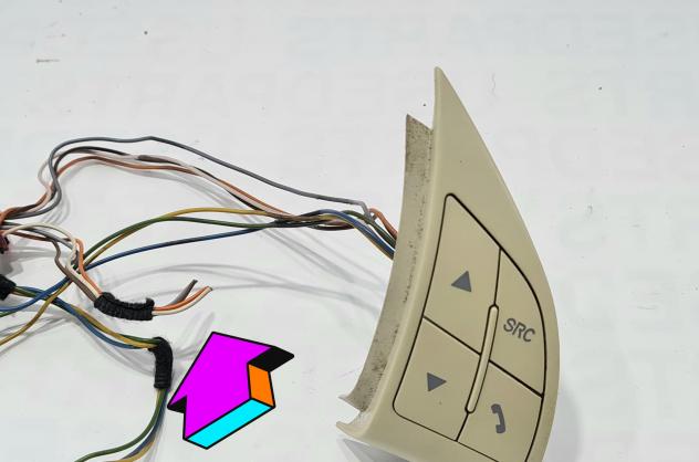 COMANDI AL VOLANTE MULTIFUNZIONE FIAT 500 Serie 34112656A (0714) - Foto 4