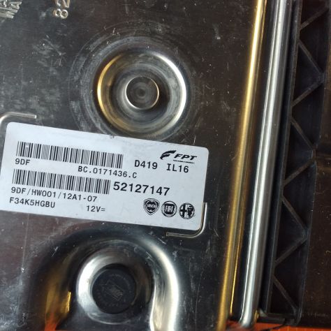 Ecu Centralina Motore Fiat Lancia Alfa Fpt 52127147 9df Hw001 - Foto 7