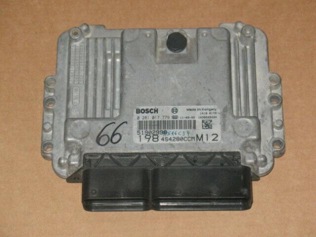 0281017779 ECU FIAT BRAVO 1.6 0281017779 51902998 EDC16C39