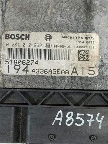 CENTRALINA MOTORE FIAT Croma 3° Serie 0281012962 51806274 939A1000 diesel 1910 (07) - Foto 2