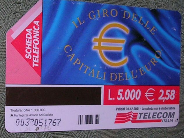 SCHEDA TELEFONICA ITALIA 4U