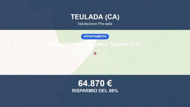 Immobile in asta di 170 m² con più di 5 locali e box auto in vendita a Teulada