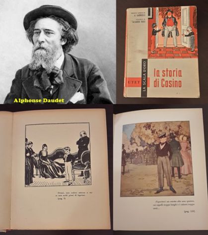 LA STORIA DI COSINO, ALFONSO DAUDET, LA SCALA D'ORO, UTET 1959.