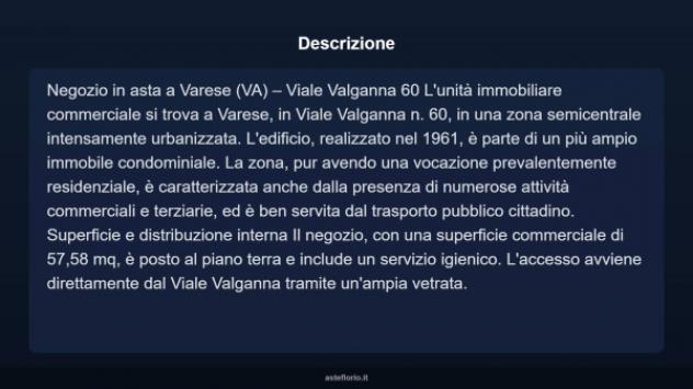 Immobile in asta di 57 m² in vendita a Varese - Foto 5