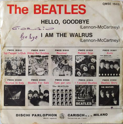 Beatles -Hello Goodbye - I am the Walrus-45rpm-1967 - Foto 4
