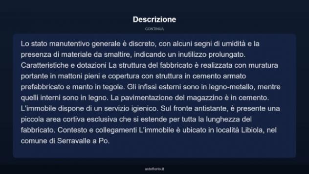 Immobile in asta di 183 m² in vendita a Serravalle a Po - Foto 6