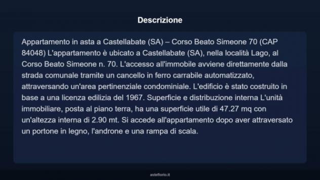 Immobile in asta di 47 m² in vendita a Castellabate - Foto 3