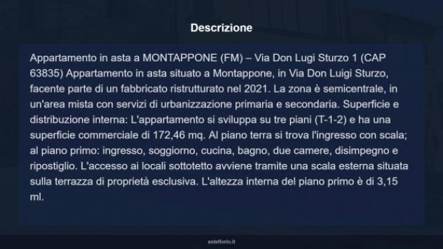 Immobile in asta di 172 m² con più di 5 locali in vendita a Montappone - Foto 13