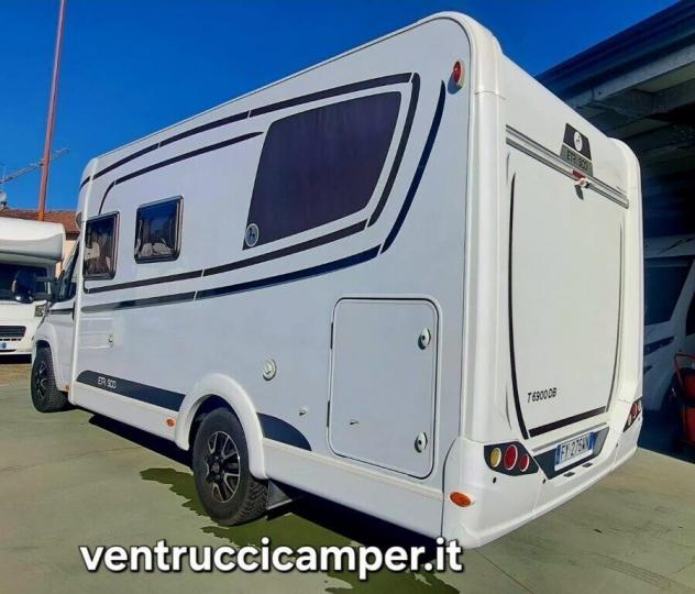 Etrusco 6900DB LETTO TRAVERSO POST CON BASCULANTE ANTERIORE GARAGE 6,99M FINANZIABILE 180 MESII - Foto 5