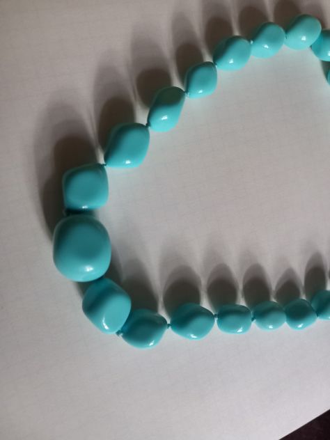 Collana argento e sassi di turchese - Foto 2