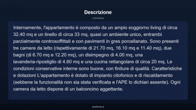 Immobile in asta di 212 m² con più di 5 locali in vendita a Napoli - Foto 15