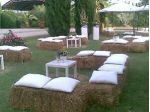 Noleggio balle paglia trattate per eventi