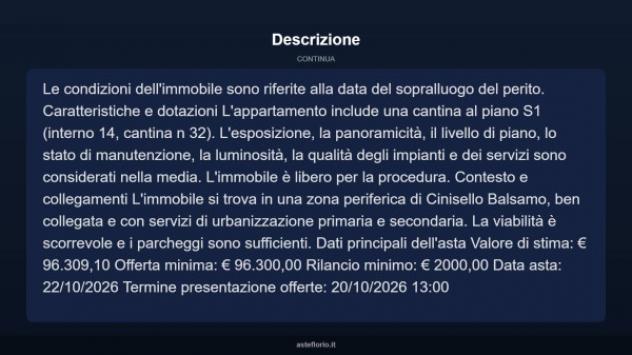 Immobile in asta di 50 m² in vendita a Cinisello Balsamo - Foto 12