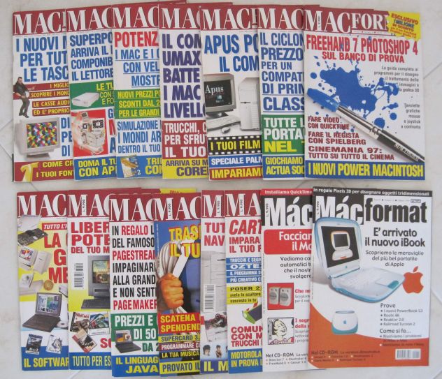 Macformat, 15 numeri della rivista, 1996, 1997, 1999