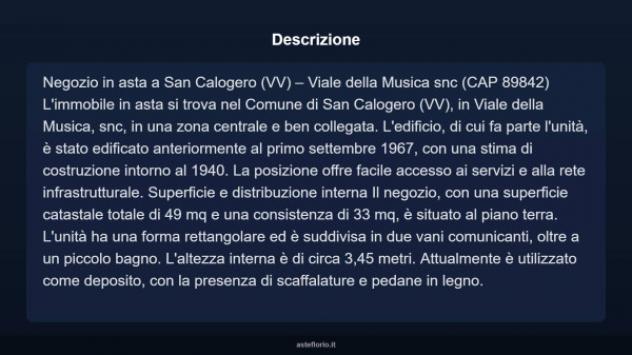 Immobile in asta di 49 m² in vendita a San Calogero - Foto 3