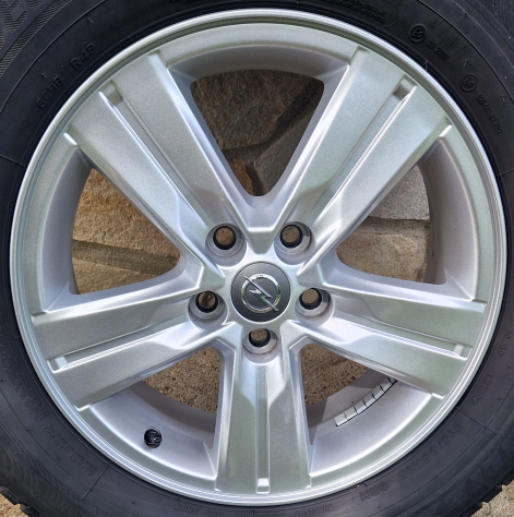 4 CERCHI IN LEGA DA 16" E GOMME INVERNALI OPEL MOKKA E ALTRI MODELLI - Foto 3