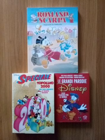 Lotto Romano Scarpa + Le Grandi Parodie Disney + Speciale Topolinoo 2000