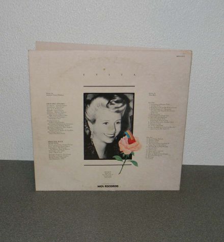 DOPPIO LP IN VINILE 'EVITA' CON LE MUSICHE DI ANDREW LLOYD WEBBER E TIM RICE - Foto 2