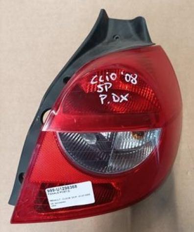 FANALE POST. DX 999-U1298368 Parti elettriche Fanaleria Fanali Fanale post. dx. RENAULT - CLIO III 3/5 P - 01-07-2005 - 01-04-2009, RENAUL