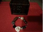 Braccialetto Fantasia bijoux con scrigno legno