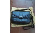 Borsa vintage pelle marrone con tracolla