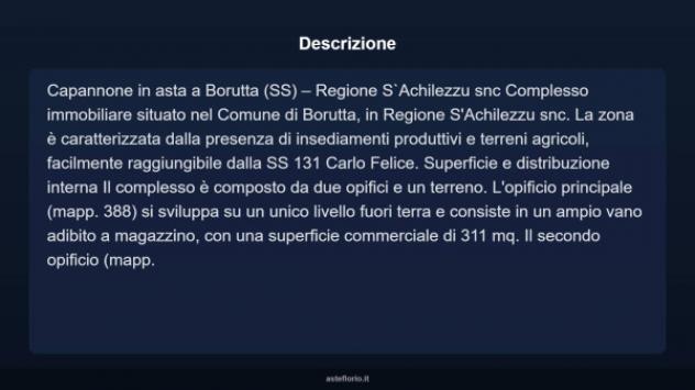 Immobile in asta di 311 m² in vendita a Borutta - Foto 3
