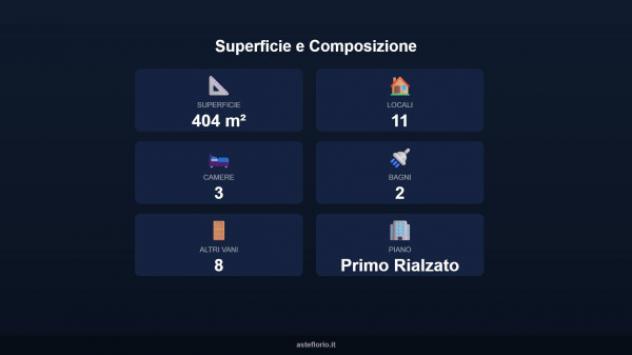 Immobile in asta di 404 m² con più di 5 locali e box auto in vendita a Palazzo Pignano - Foto 16