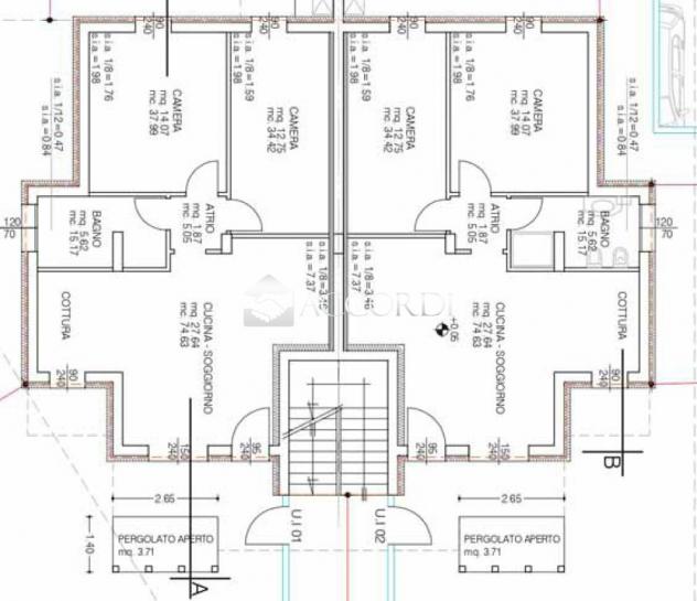 APPARTAMENTO di 3 vani e di 75 mq (CAERANO DI SAN MARCO) rif. DA277AC - Foto 9