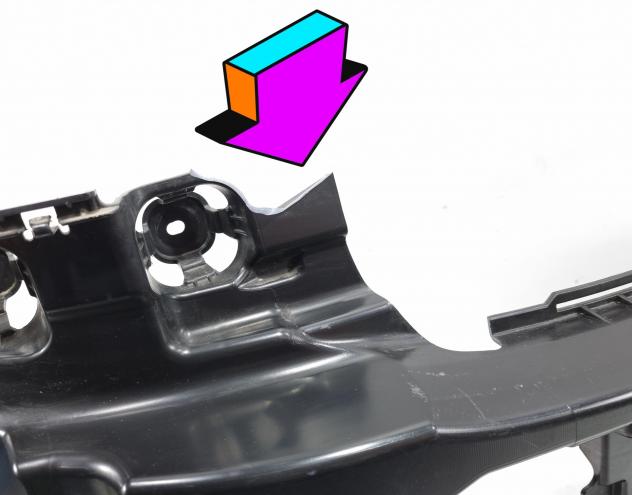 GUIDA PARAURTI POSTERIORE SX MINI Countryman Serie (F60) 51127389357 (16) - Foto 14