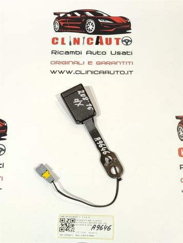 AGGANCIO CINTURA DI SICUREZZA ANT DX PEUGEOT 208 Serie 96753793XT EB2FA/HMR (1219)