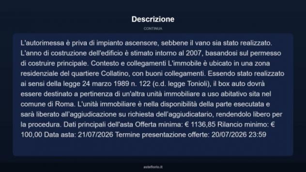 Immobile in asta di 14 m² in vendita a Roma - Foto 9